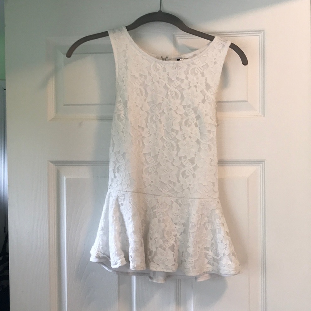 H&M peplum tank top